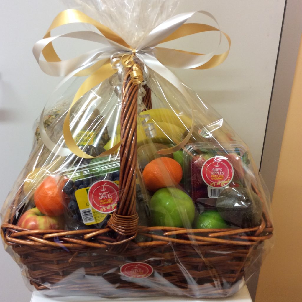 Gift baskets made to order call the store She's Apples Markets Gawler